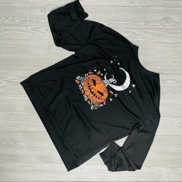 Pumpkin jack o lantern Halloween sweatshirt sweater fall costume - Picture 1 of 3